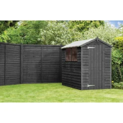 Ronseal One Coat Fence Life Paint Tudor Black Oak - 5L -Rust-Oleum Store 12804242 5904942087359573