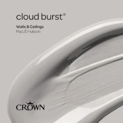 Crown Walls & Ceilings Matt Emulsion Cloud Burst - 2.5L 8 Crown Walls & Ceilings Matt Emulsion Cloud Burst - 2.5L -Rust-Oleum Store 12804351 5954969531262892