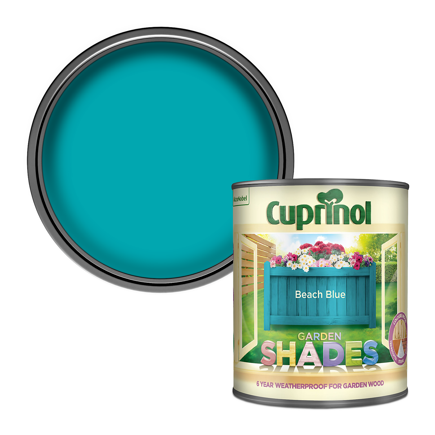 Cuprinol Garden Shades Beach Blue - 1L Cuprinol Garden Shades Beach Blue - 1L -Rust-Oleum Store 12804779 9094949840602938