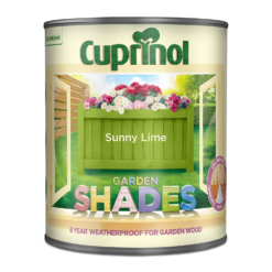Cuprinol Garden Shades Sunny Lime - 1L -Rust-Oleum Store 12804781 1844949840735799