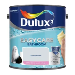 Dulux Easycare Bathroom Frosted Steel - Soft Sheen Paint - 2.5L -Rust-Oleum Store 12805836 2194833224574543