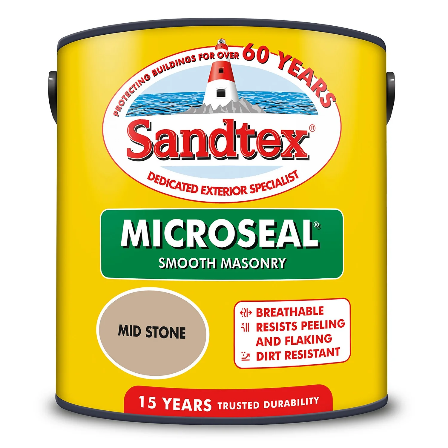 Sandtex® Ultra Smooth Masonry Paint Mid Stone - 2.5L Sandtex® Ultra Smooth Masonry Paint Mid Stone - 2.5L -Rust-Oleum Store 12806232 1784870278619308