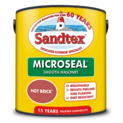 Sandtex® Ultra Smooth Masonry Paint Hot Brick - 2.5L -Rust-Oleum Store 12806363 2134870278631869