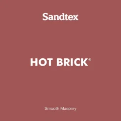 Sandtex® Ultra Smooth Masonry Paint Hot Brick - 2.5L -Rust-Oleum Store 12806363 9564870278666336