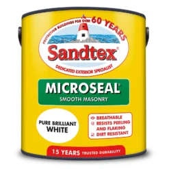 Sandtex® Ultra Smooth Masonry Paint Pure Brilliant White - 2.5L -Rust-Oleum Store 12806920 1814871498283600