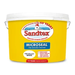 Sandtex® Textured Masonry Paint Pure Brilliant White - 10L -Rust-Oleum Store 12807988 1304871506135167