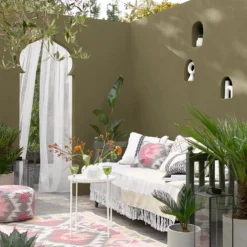 Sandtex® Ultra Smooth Masonry Paint Olive - 5L -Rust-Oleum Store 12808376 1064871500044285