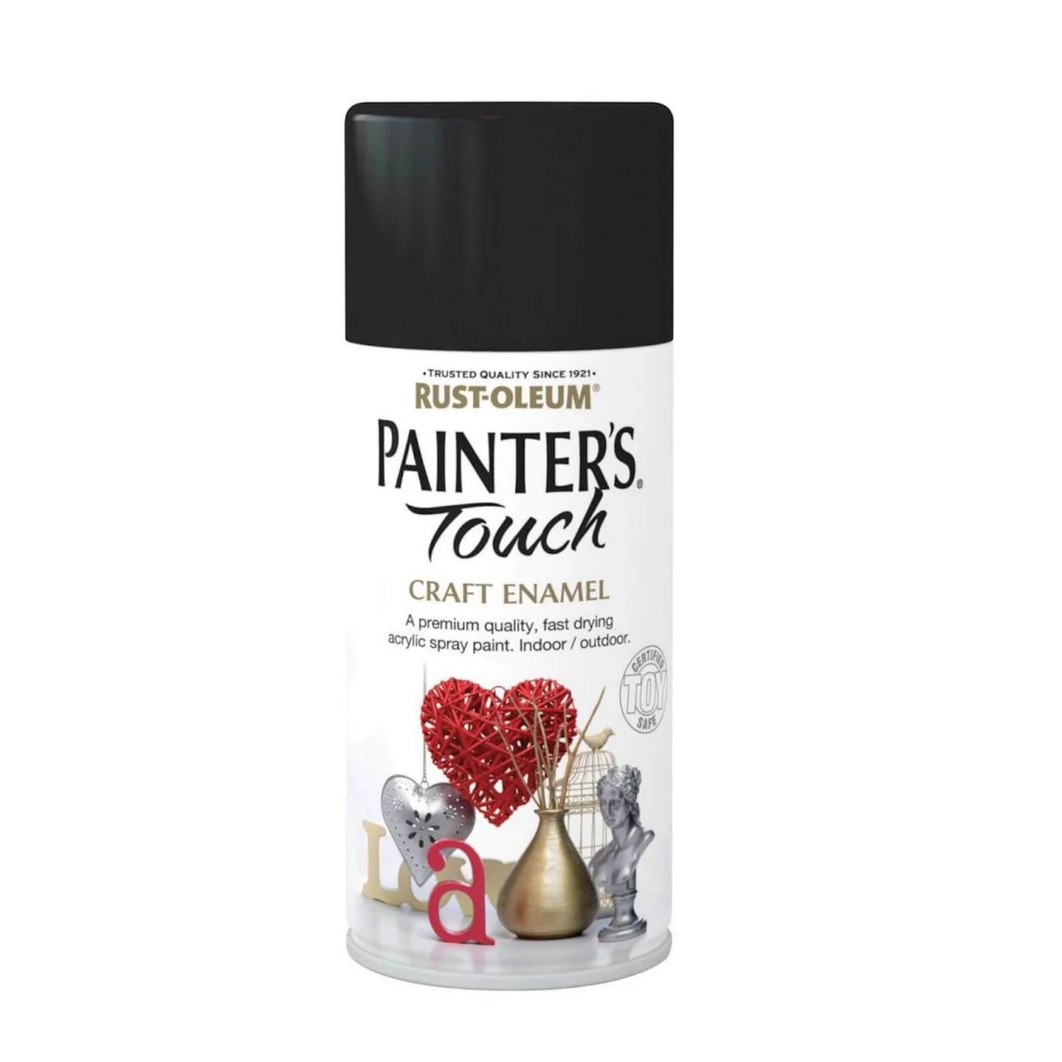 Rust-Oleum Painters Touch - Craft Enamel Spray Paint Black Matt - 150ml Rust-Oleum Painters Touch - Craft Enamel Spray Paint Black Matt - 150ml -Rust-Oleum Store 12808652 1804831965507648