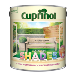 Cuprinol Garden Shades Country Cream - 2.5L -Rust-Oleum Store 12808695 1224949849694924