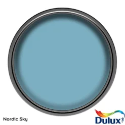 Dulux Silk Emulsion Paint Nordic Sky - 2.5L -Rust-Oleum Store 12809066 1254833220957683