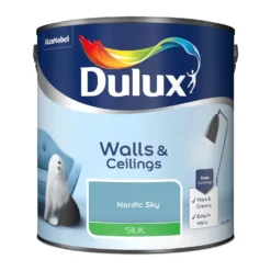 Dulux Silk Emulsion Paint Nordic Sky - 2.5L -Rust-Oleum Store 12809066 9254833221130561