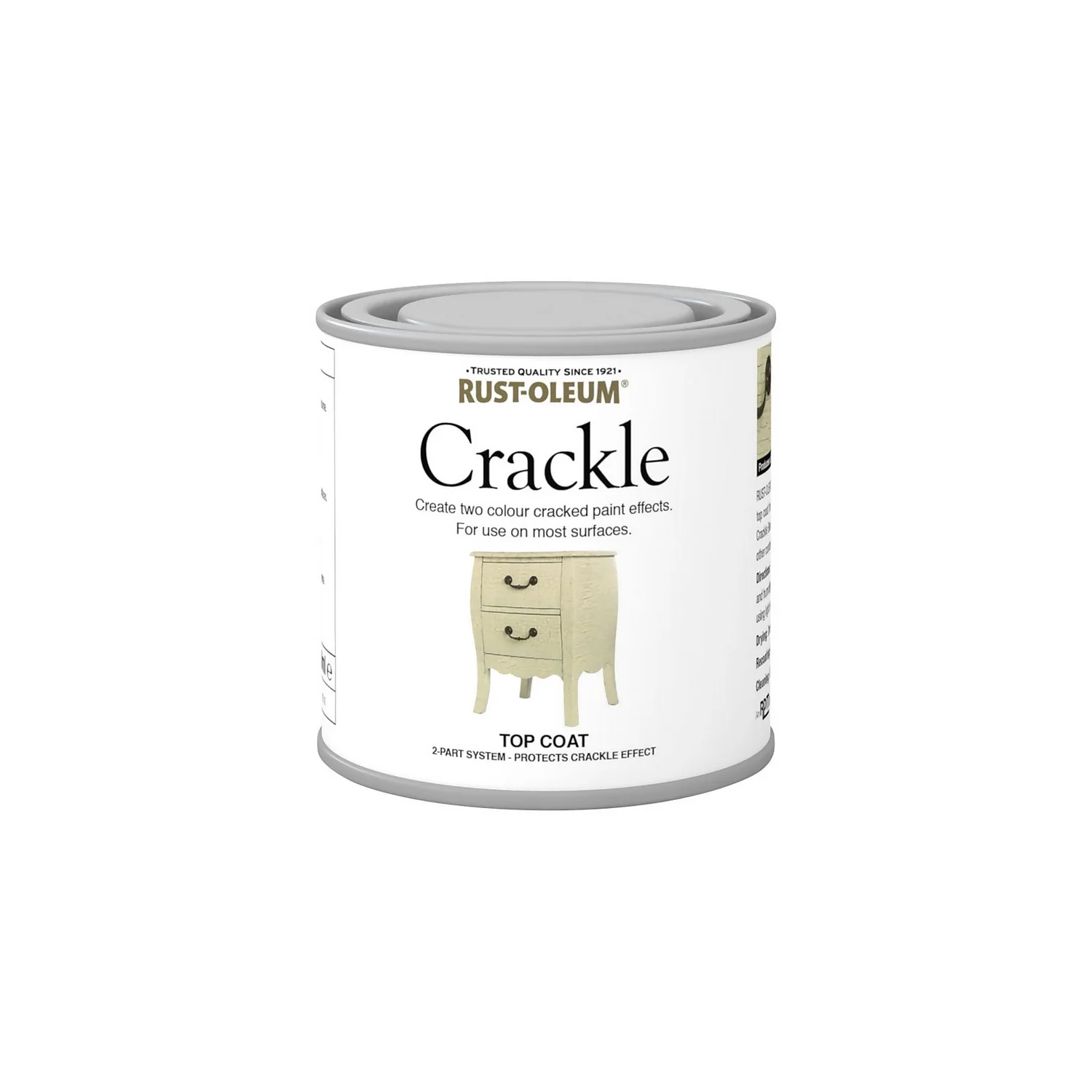 Rust-Oleum Crackle Topcoat - 250ml Rust-Oleum Crackle Topcoat - 250ml -Rust-Oleum Store 12809128 1244850295111594