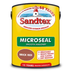 Sandtex® Ultra Smooth Masonry Paint Brick Red - 5L -Rust-Oleum Store 12809369 1664871497445841