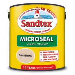 Sandtex® Ultra Smooth Masonry Paint Sandstone - 2.5L -Rust-Oleum Store 12809734 1794871560224291