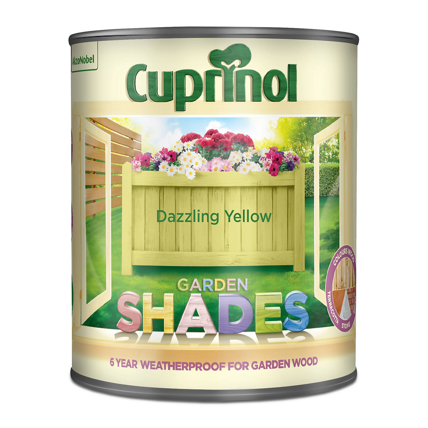 Cuprinol Garden Shades Dazzling Yellow - 1L Cuprinol Garden Shades Dazzling Yellow - 1L -Rust-Oleum Store 12810289 1464949841801993