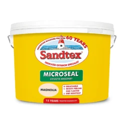 Sandtex® Ultra Smooth Masonry Paint Magnolia - 10L -Rust-Oleum Store 12810377 1314871498150649