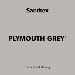 Sandtex® Textured Masonry Paint Plymouth Grey - 5L -Rust-Oleum Store 12813211 1784871565772059