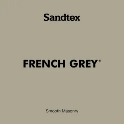 Sandtex Ultra Smooth Masonry Paint - French Grey - 150ml -Rust-Oleum Store 12813519 1224871812425783