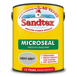 Sandtex® Ultra Smooth Masonry Paint Light Grey - 5L -Rust-Oleum Store 12813520 1214871567411265