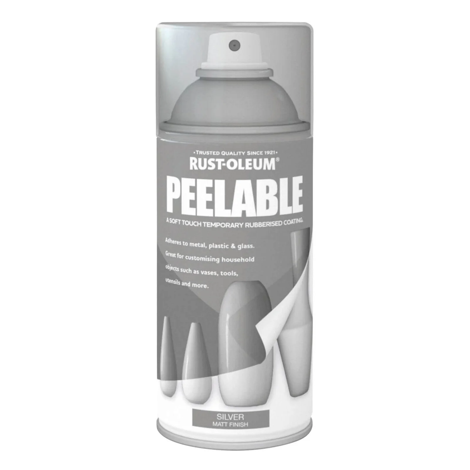 Rust-Oleum Peelable Silver Spray Paint - 150ml Rust-Oleum Peelable Silver Spray Paint - 150ml -Rust-Oleum Store 12814845 1164831908015636
