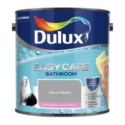 Dulux Easycare Bathroom Warm Pewter Soft Sheen Paint - 2.5L -Rust-Oleum Store 12819359 1224833220180026