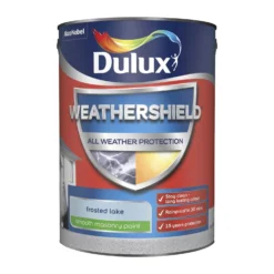 Dulux Weathershield Smooth Masonry Paint Frosted Lake - 5L