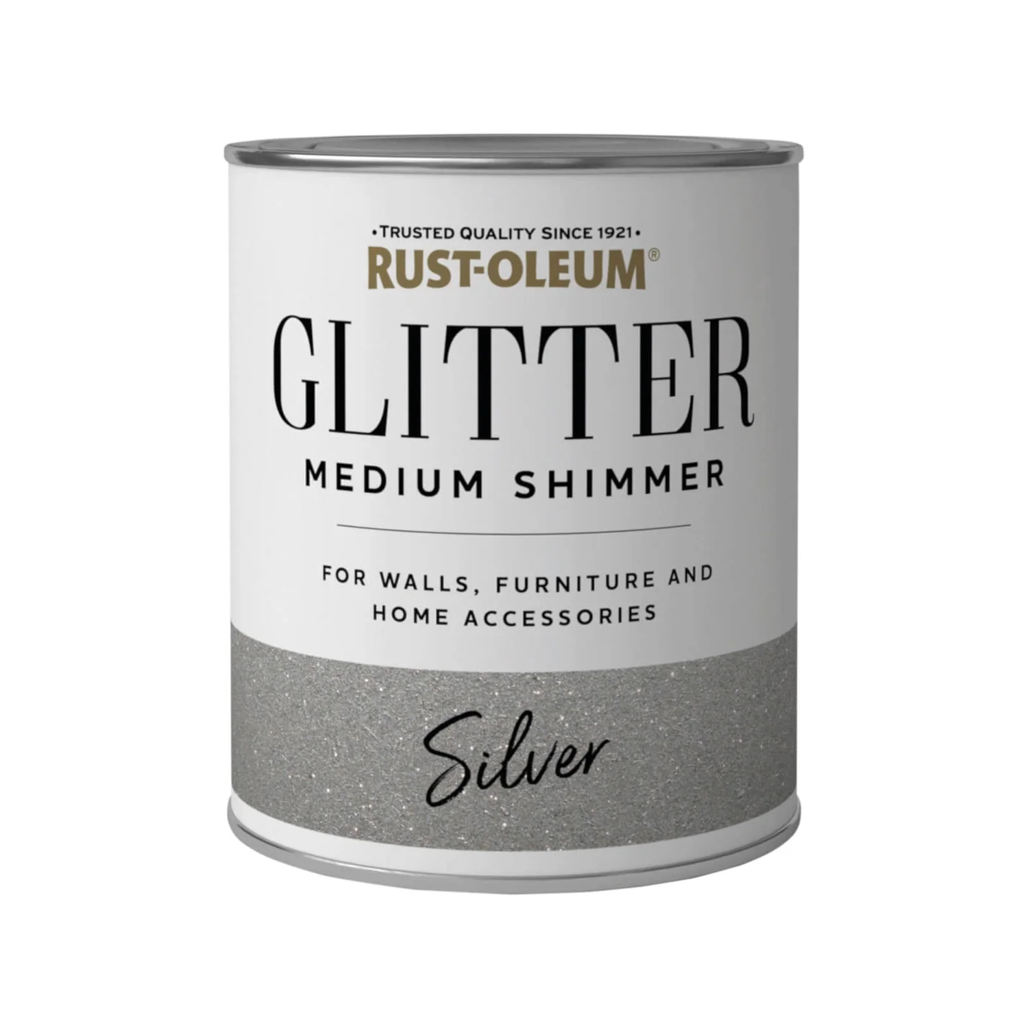Rust-Oleum Medium Shimmer Silver Glitter - 250ml Rust-Oleum Medium Shimmer Silver Glitter - 250ml -Rust-Oleum Store 12827108 8414831957080156