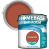 Homebase Bathroom Mid Sheen Paint - Orange Glow 2.5L -Rust-Oleum Store 12832704 6314831918969674