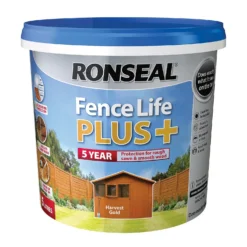 Ronseal Fence Life Plus Harvest Gold - 5L -Rust-Oleum Store 12833709 9814942087068864