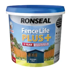 Ronseal Fence Life Plus Paint Midnight Blue - 5L -Rust-Oleum Store 12833724 3694942087086534