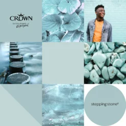 Crown Walls & Ceilings Matt Emulsion Paint Stepping Stone - 2.5L -Rust-Oleum Store 12833880 1334969529348277