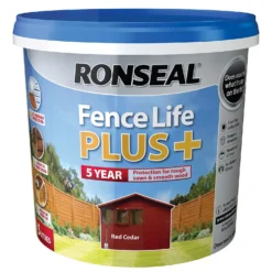 Ronseal Fence Life Plus Paint Red Cedar - 5L -Rust-Oleum Store 12834175 4714942087159698
