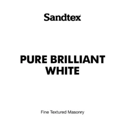Sandtex® Textured Masonry Paint Pure Brilliant White - 2.5L -Rust-Oleum Store 12838698 9514872085095111