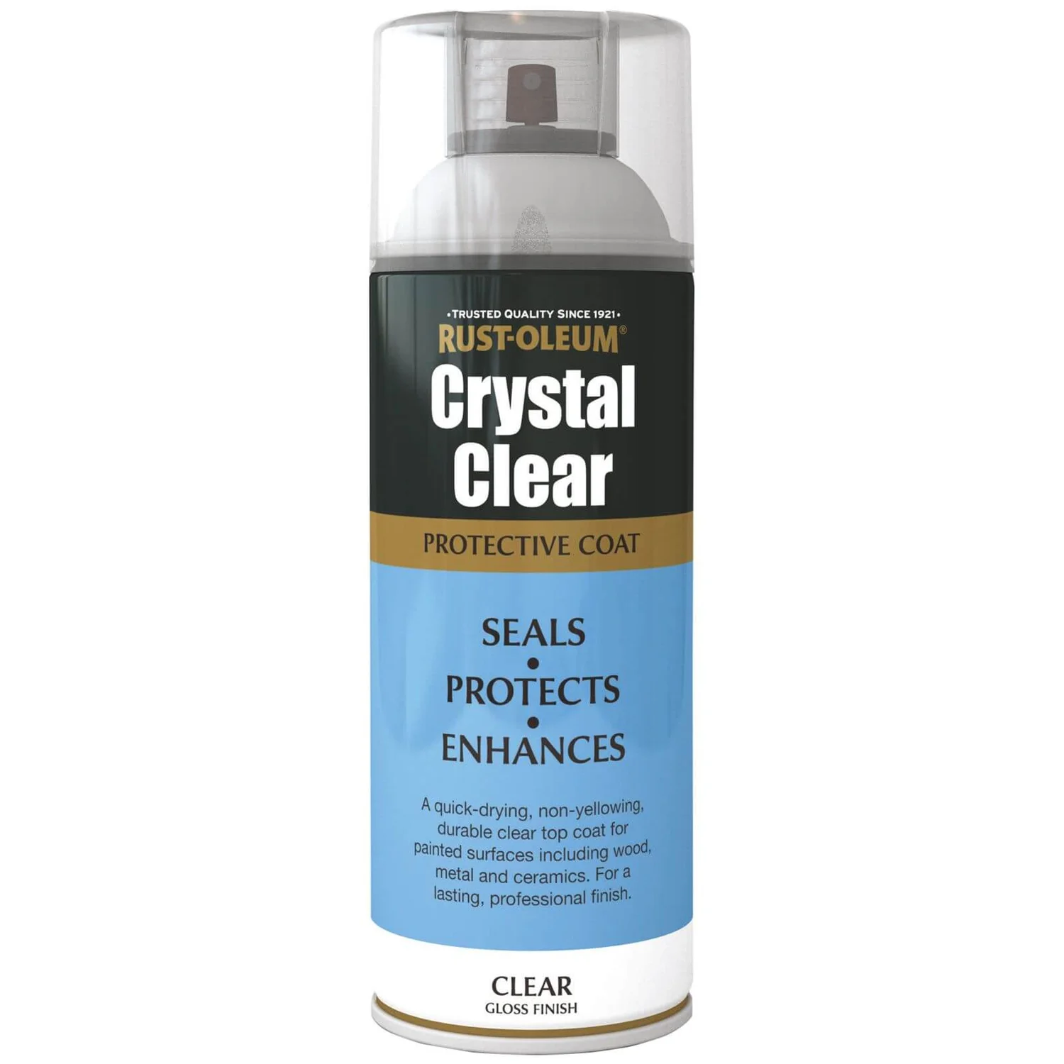 Rust-Oleum Gloss Spray Paint - Crystal Clear - 400ml Rust-Oleum Gloss Spray Paint - Crystal Clear - 400ml -Rust-Oleum Store 12839351 1114831944969183