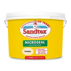 Sandtex® Ultra Smooth Masonry Paint Oatmeal - 10L -Rust-Oleum Store 12840642 1124872085903323