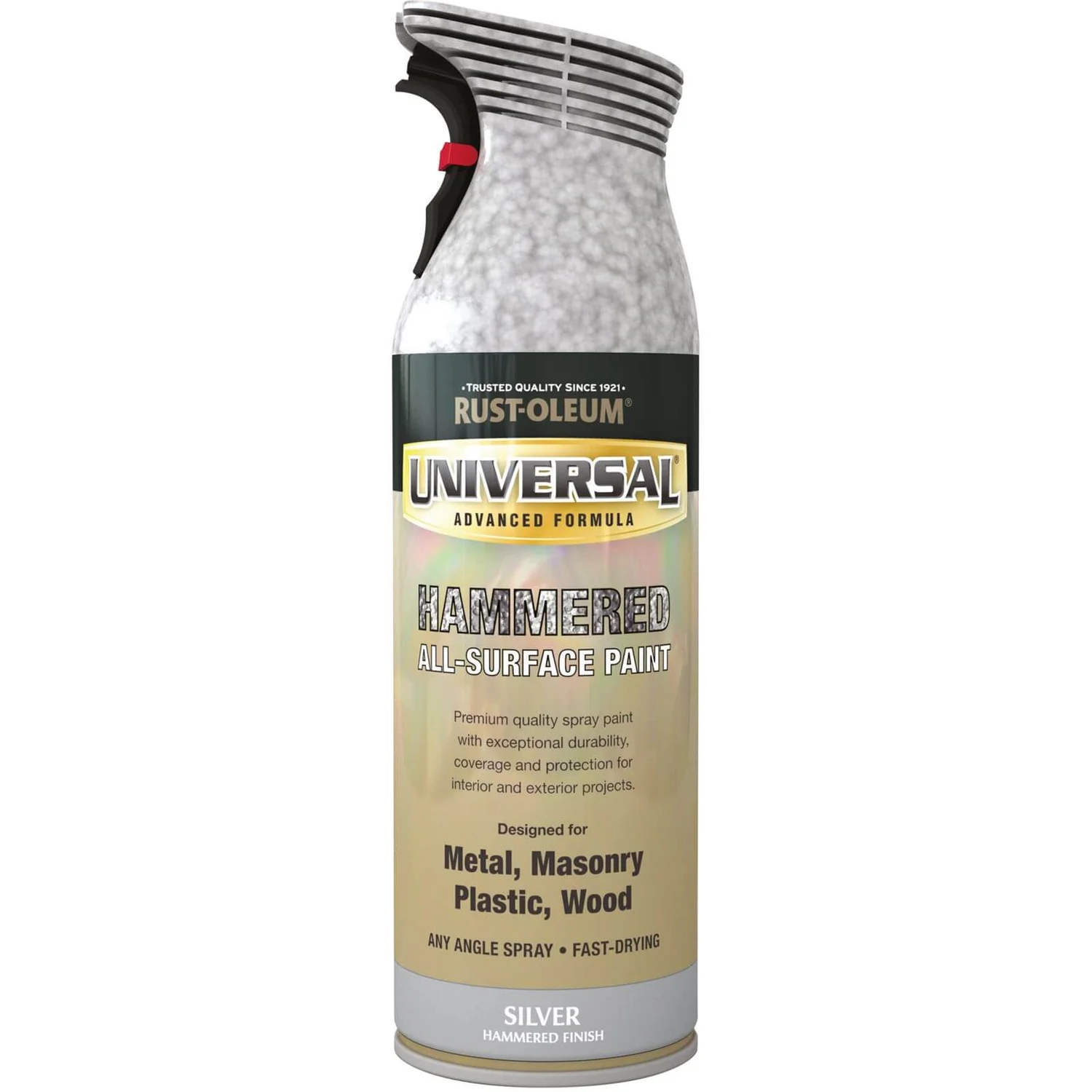 Rust-Oleum Hammered Silver - Universal Metallic Spray Paint - 400ml Rust-Oleum Hammered Silver - Universal Metallic Spray Paint - 400ml -Rust-Oleum Store 12841286 1454831962340518