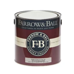 Farrow & Ball Estate Matt Emulsion Paint Red Earth - 2.5L -Rust-Oleum Store 12844924 7224952918928477