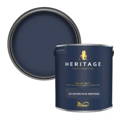 Dulux Heritage Matt Emulsion Paint DH Oxford Blue - 2.5L