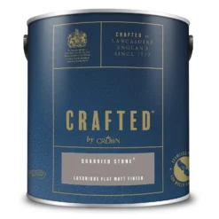 CRAFTED™ By Crown Flat Matt Interior Wall, Ceiling And Wood Paint Quarried Stone® - 2.5L -Rust-Oleum Store 13167157 1414882182336564