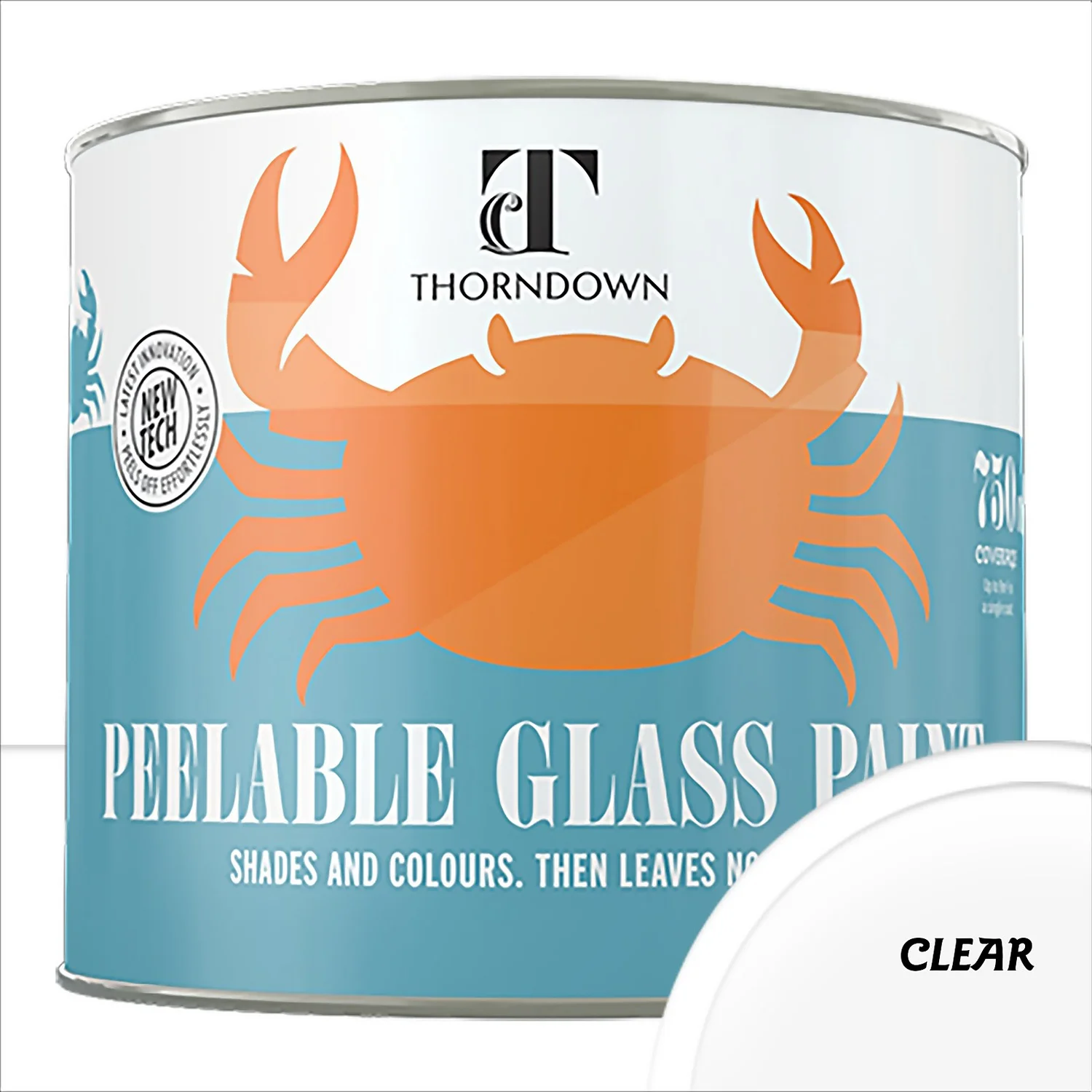 Thorndown Clear Peelable Glass Paint 750ml Thorndown Clear Peelable Glass Paint 750ml -Rust-Oleum Store 13301840 6814920587598333
