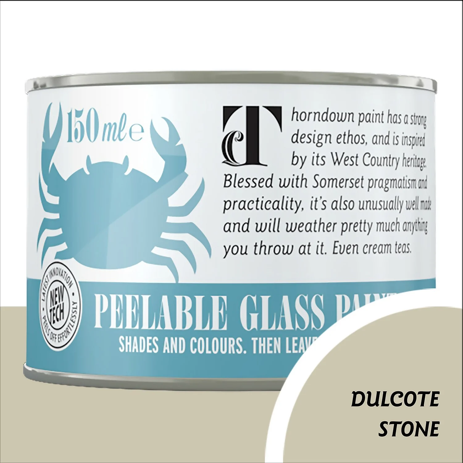 Thorndown Dulcote Stone Peelable Glass Paint 150ml Thorndown Dulcote Stone Peelable Glass Paint 150ml -Rust-Oleum Store 13301851 1404920591207504