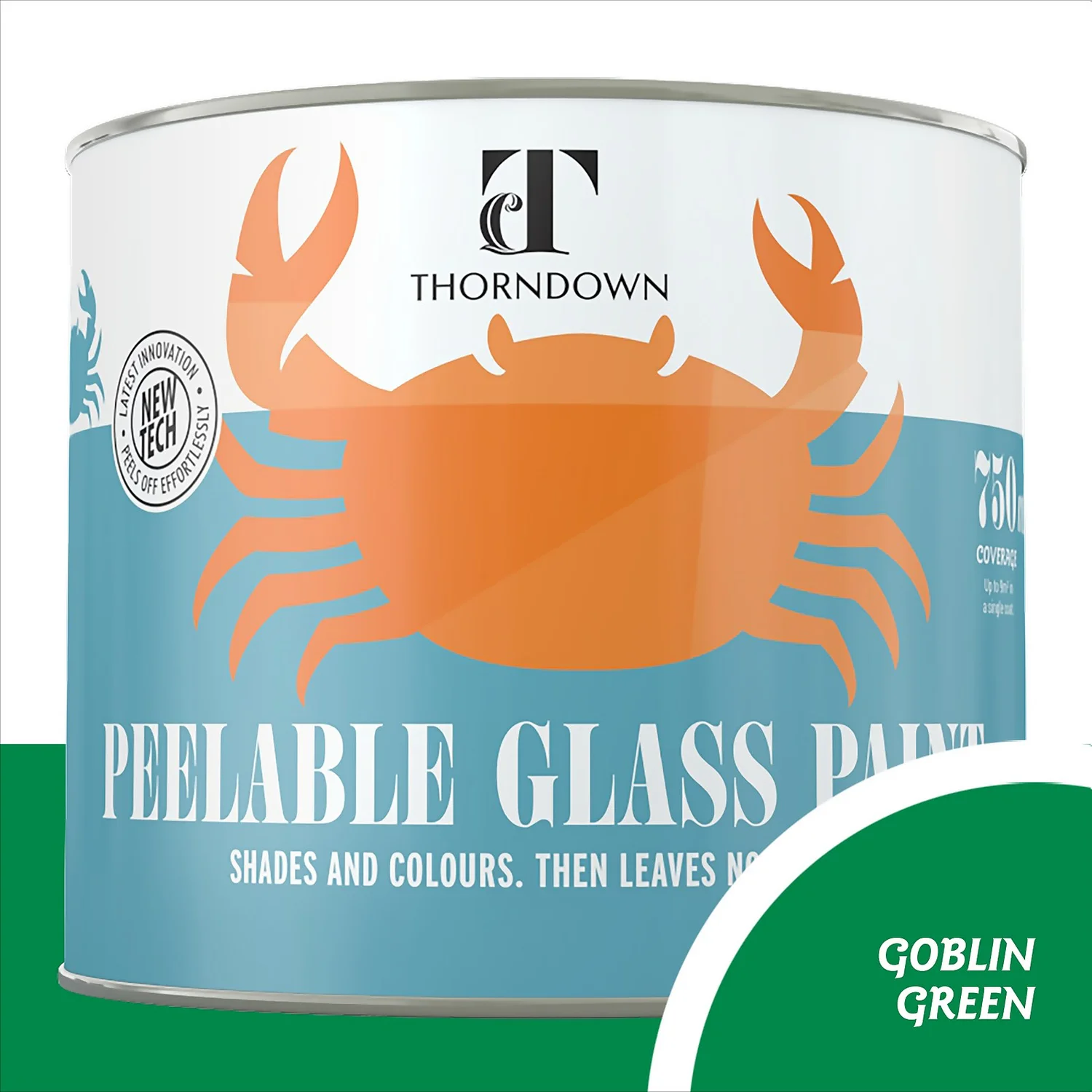 Thorndown Goblin Green Peelable Glass Paint 750ml Thorndown Goblin Green Peelable Glass Paint 750ml -Rust-Oleum Store 13301856 1624920758666913