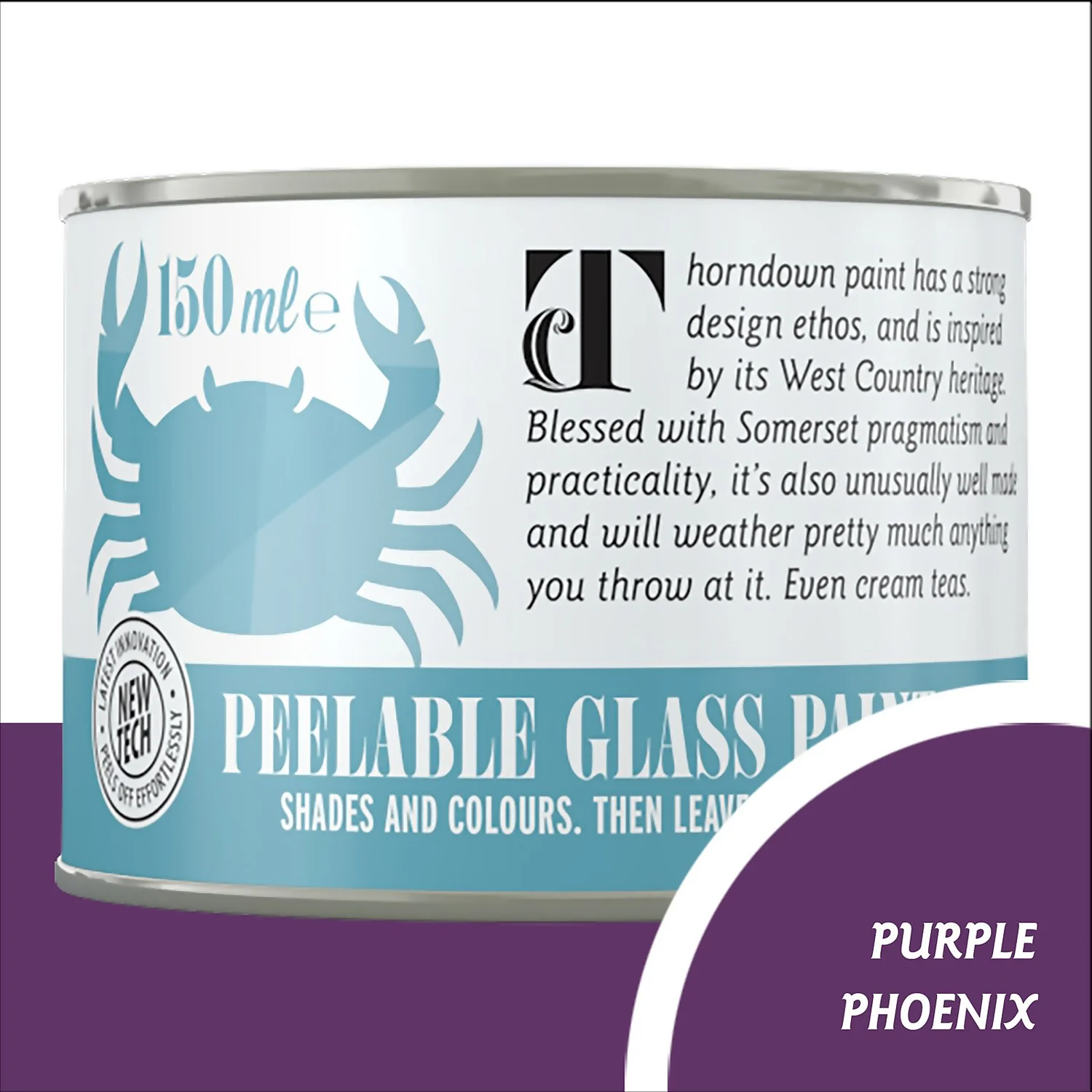 Thorndown Purple Phoenix Peelable Glass Paint 150ml Thorndown Purple Phoenix Peelable Glass Paint 150ml -Rust-Oleum Store 13301876 1404920788680602