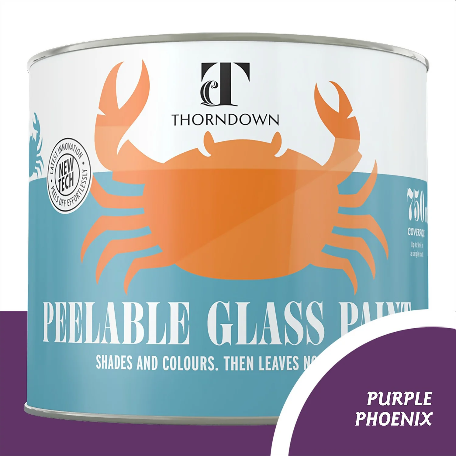 Thorndown Purple Phoenix Peelable Glass Paint 750ml Thorndown Purple Phoenix Peelable Glass Paint 750ml -Rust-Oleum Store 13301877 1784920789023133