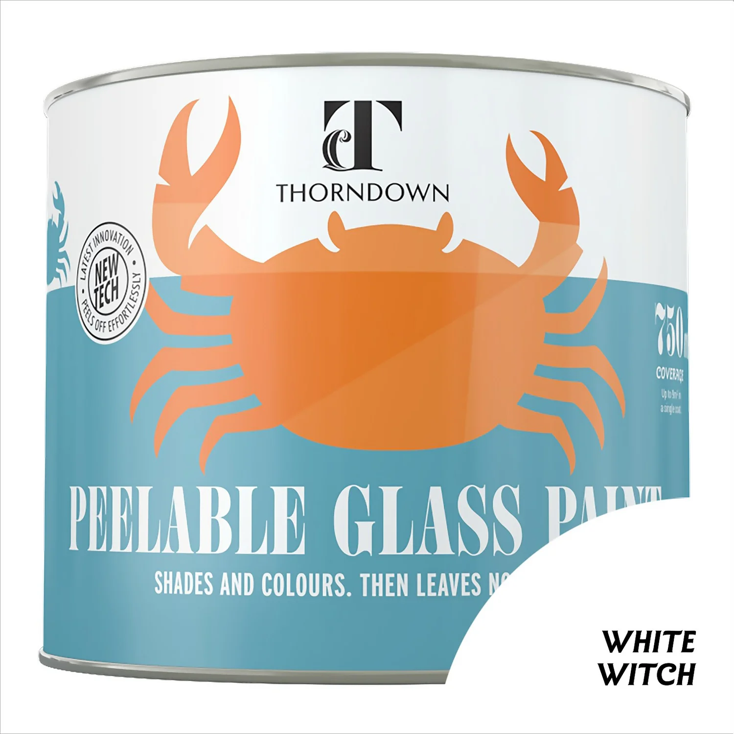 Thorndown White Witch Peelable Glass Paint 750ml Thorndown White Witch Peelable Glass Paint 750ml -Rust-Oleum Store 13301896 1894920827540154