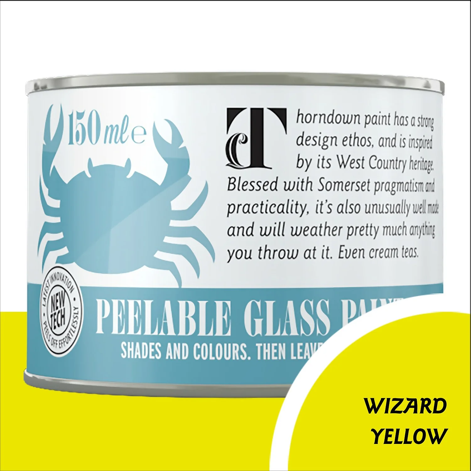 Thorndown Wizard Yellow Peelable Glass Paint 150ml Thorndown Wizard Yellow Peelable Glass Paint 150ml -Rust-Oleum Store 13301899 2004920829811472