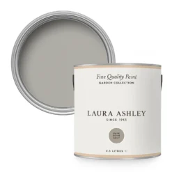 Laura Ashley Eggshell Garden Paint Dark Dove Grey - 2.5L