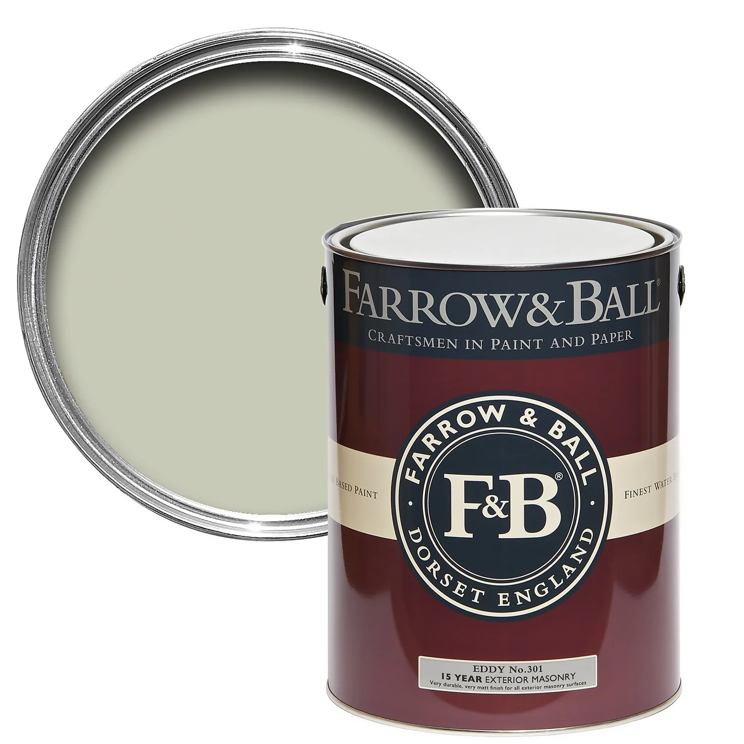 Farrow & Ball Exterior Masonry Paint No.301 Eddy - 5L Farrow & Ball Exterior Masonry Paint No.301 Eddy - 5L -Rust-Oleum Store 13911926 6704992603350139