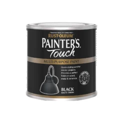 Rust-Oleum Painters Touch Matt Paint Black - 250ml 5 Rust-Oleum Painters Touch Matt Paint Black - 250ml -Rust-Oleum Store 14606448 1175053507713852