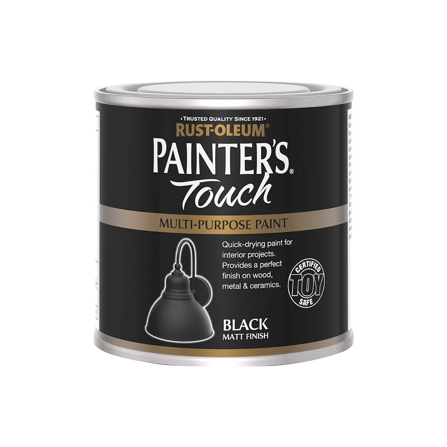 Rust-Oleum Painters Touch Matt Paint Black - 250ml Rust-Oleum Painters Touch Matt Paint Black - 250ml -Rust-Oleum Store 14606448 1175053507713852